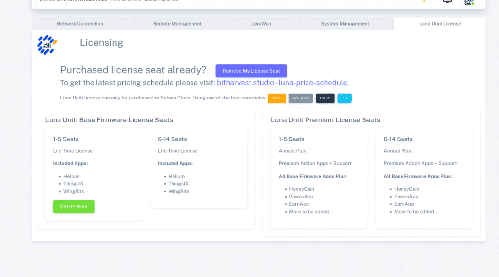 Purchase License